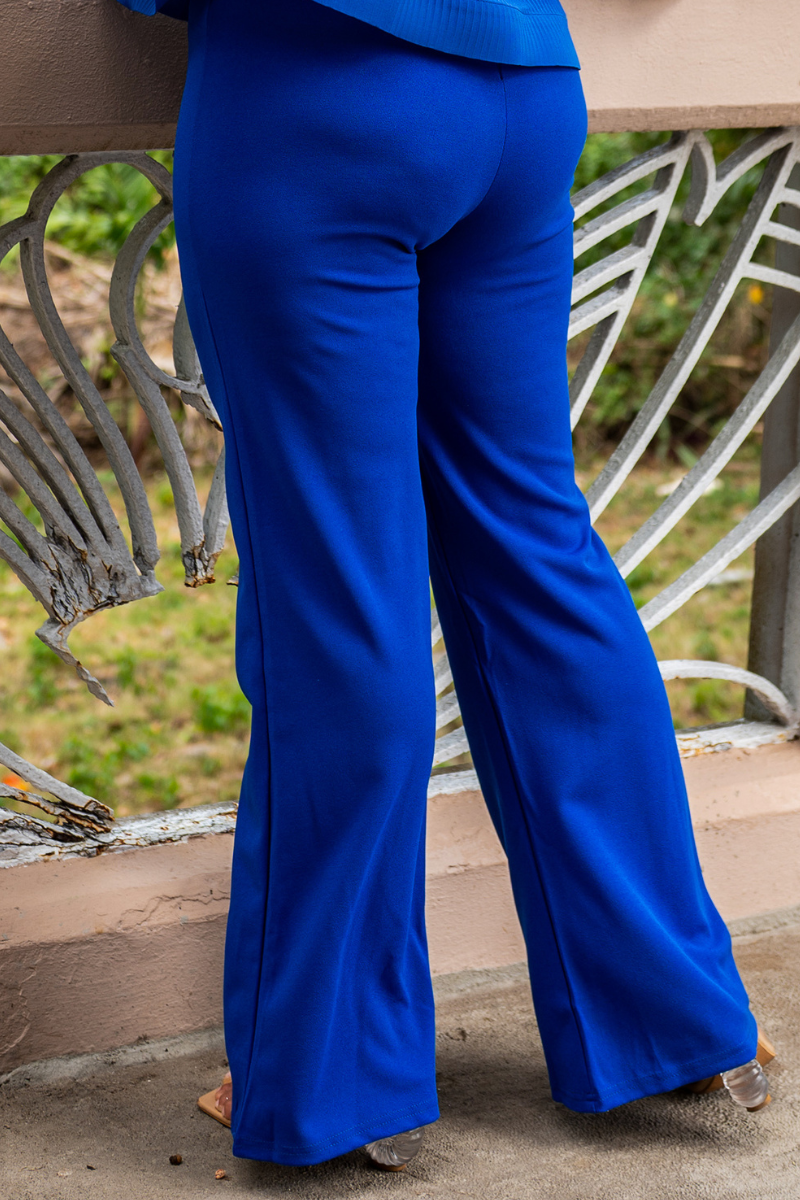 Zip-Up Wide Legged Pant