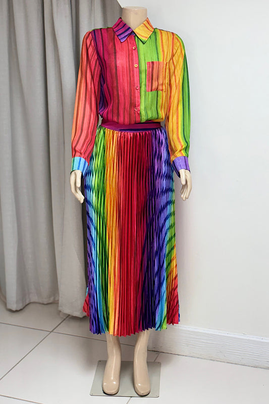 Rainbow 2-piece Skirt Set