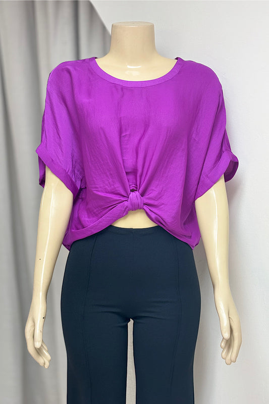 Front Knot Crop Top