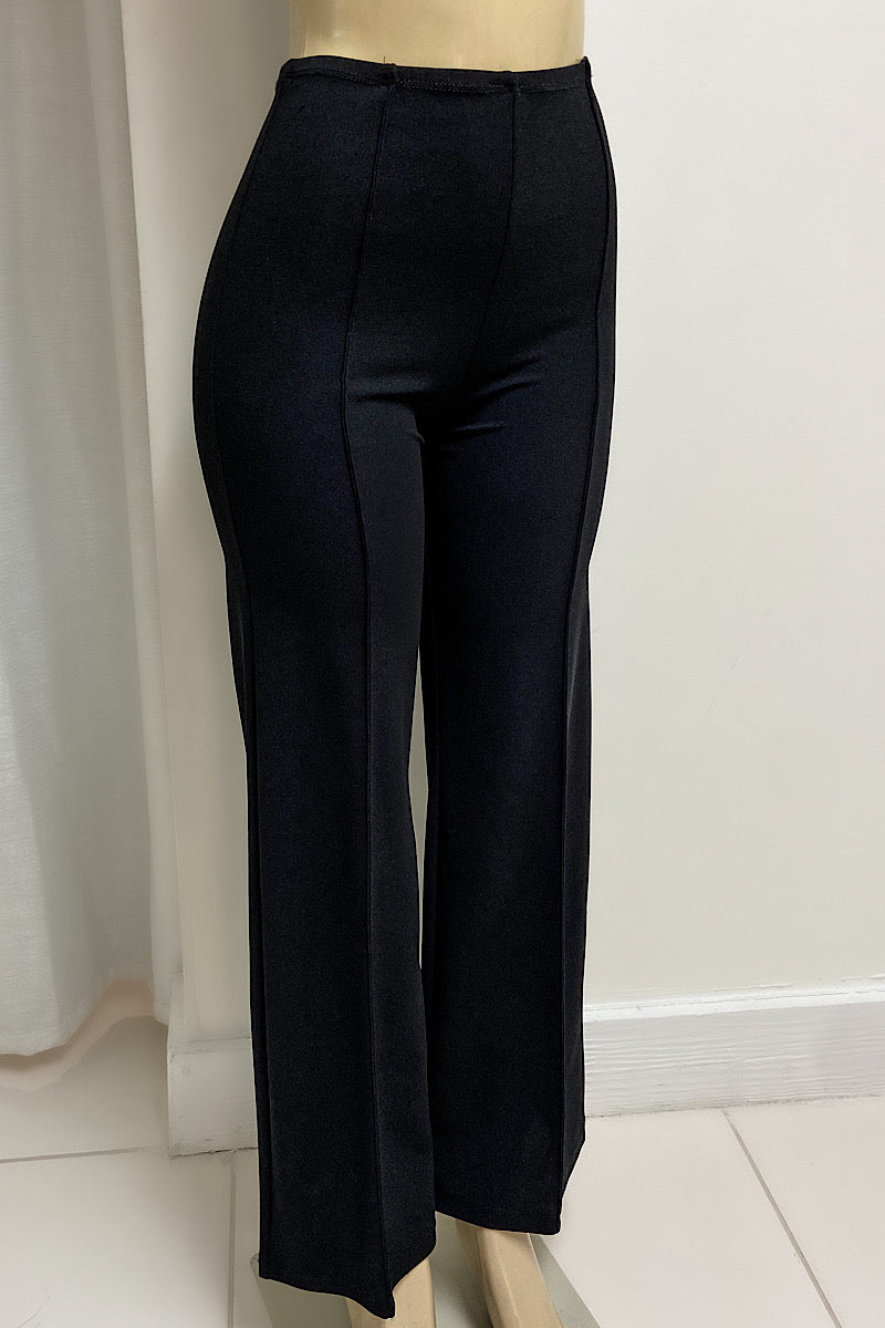 Wide Legged Stretch Pants