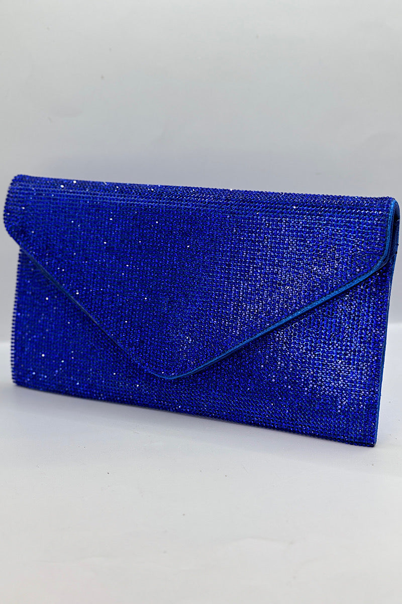 Rhinestone Envelope Clutch