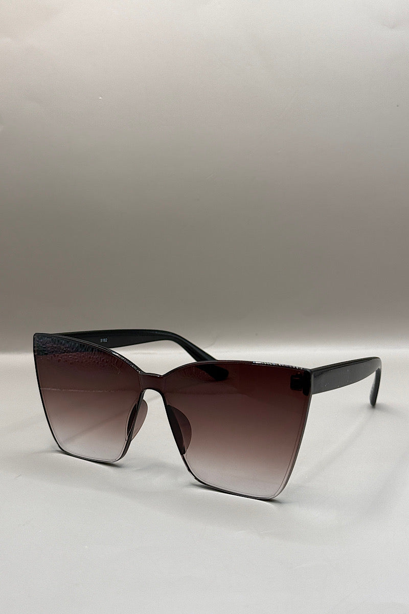 Ombre Square Frame Sunglasses