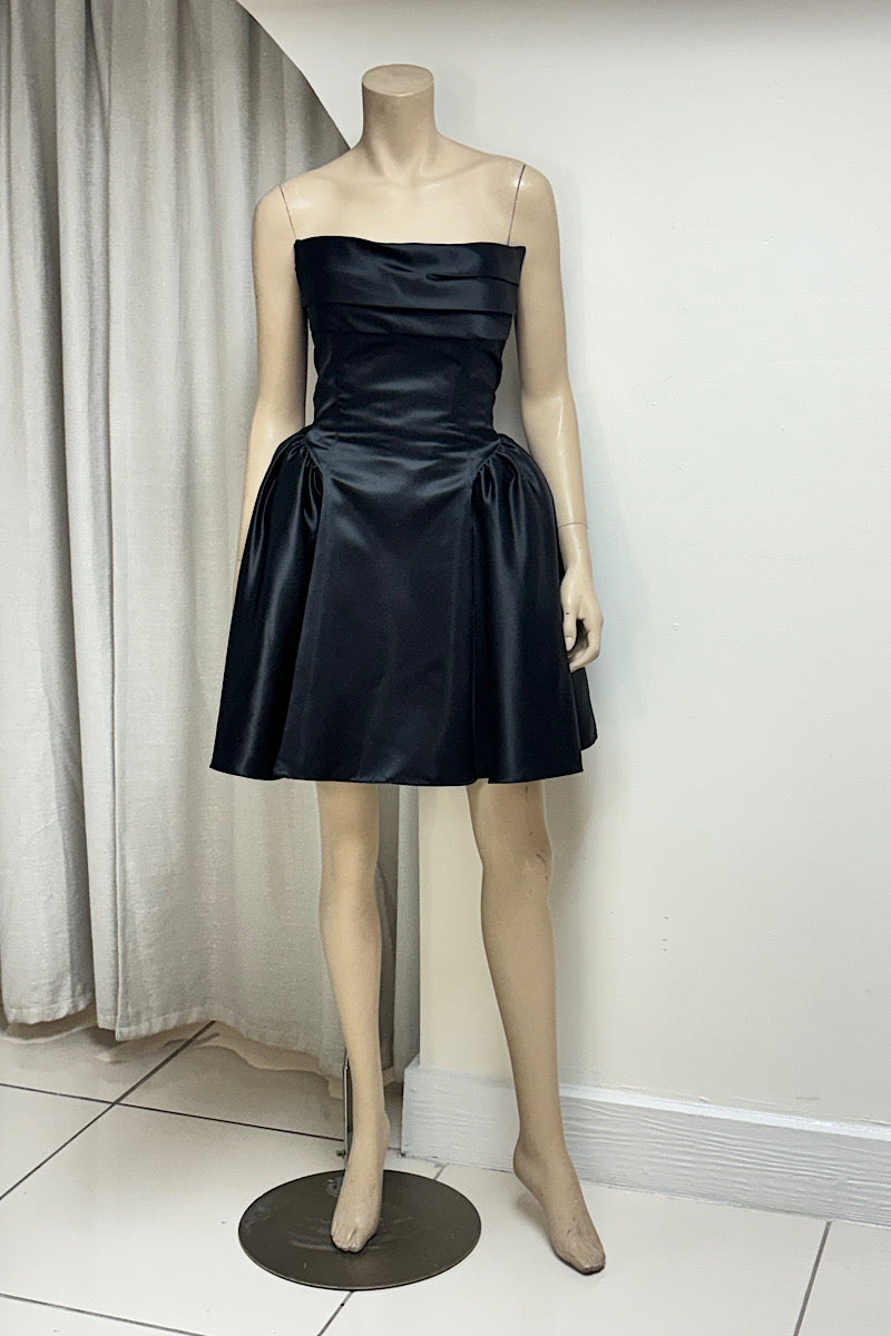 Sleeveless Baby-Doll Mini Formal Dress