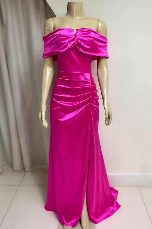 Off-Shoulder Wired Bust Formal