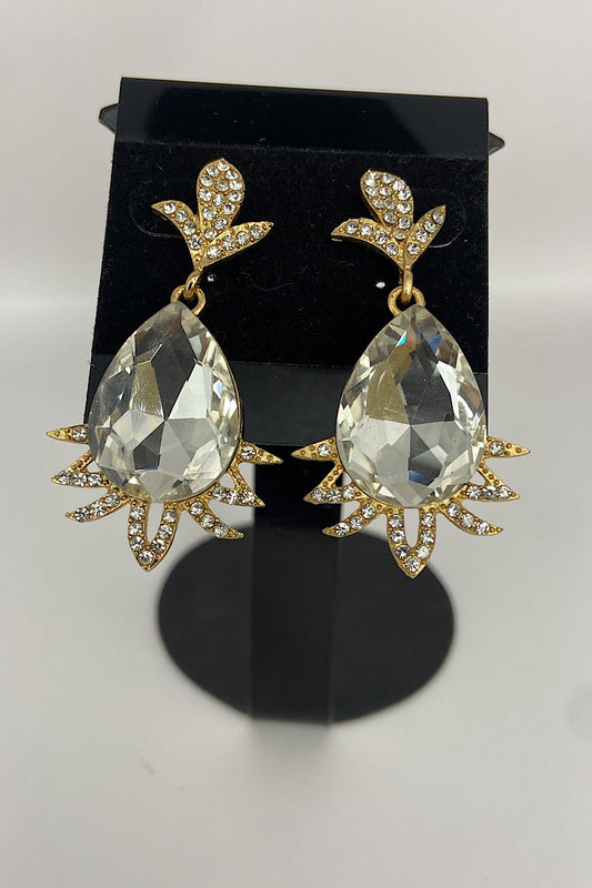 Earring- Gold Clear Collection 3