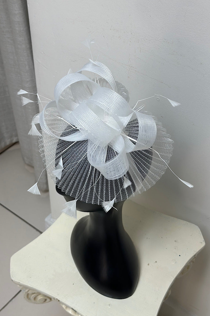 Pleated Netted Fascinator