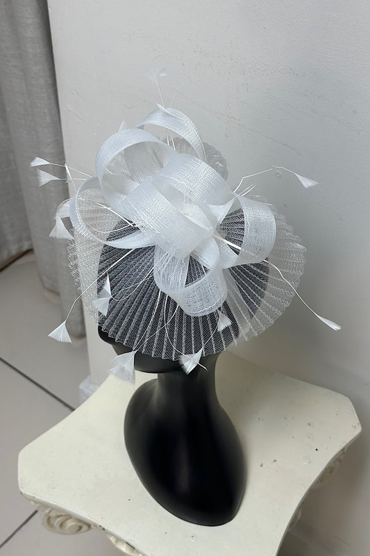 Pleated Netted Fascinator