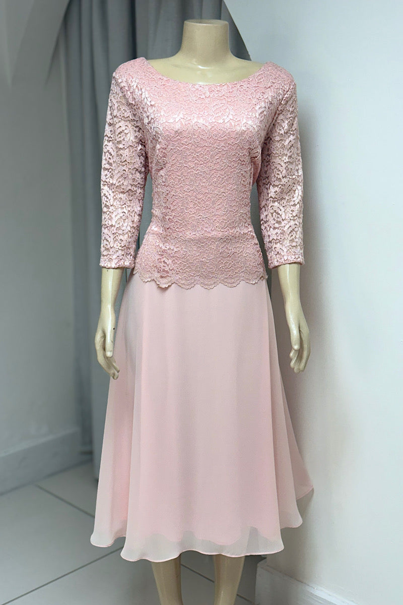 Blush Lace Dress