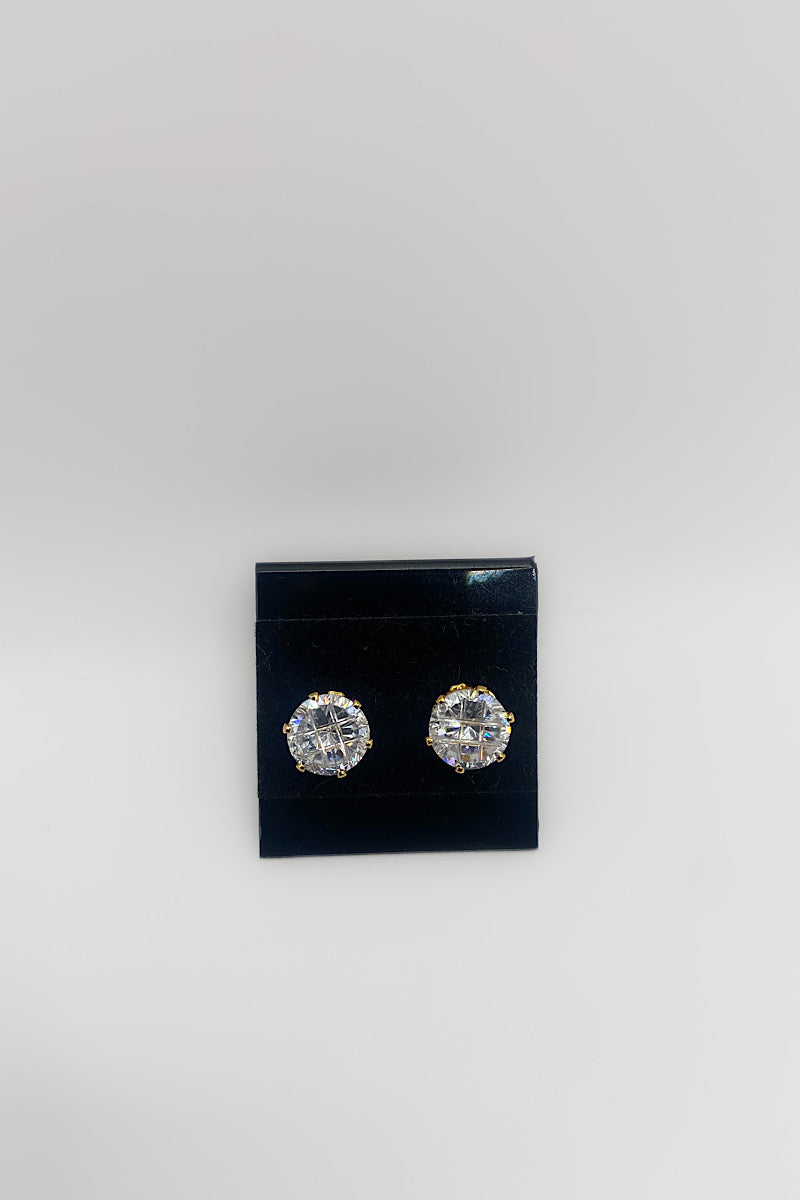 Earring- Gold Clear Collection 18