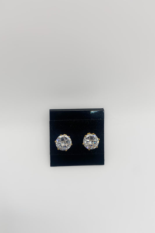 Earring- Gold Clear Collection 18