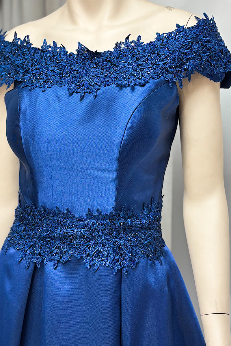 Lace Detail Flare Mini Formal