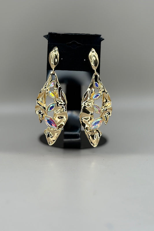 Earring- Gold Iridescent Collection