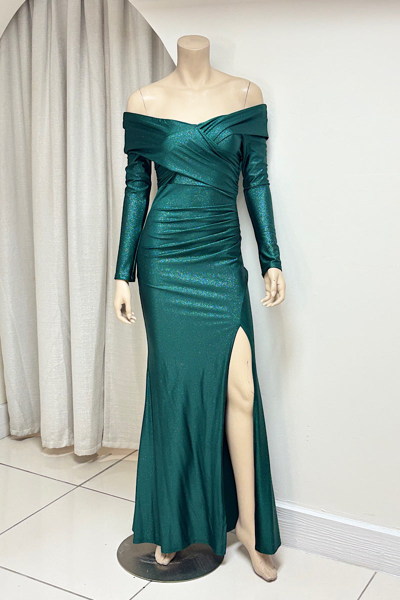 Shimmer Long Sleeve Formal