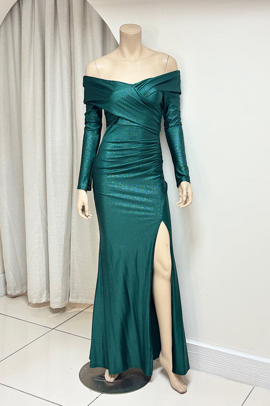 Shimmer Long Sleeve Formal