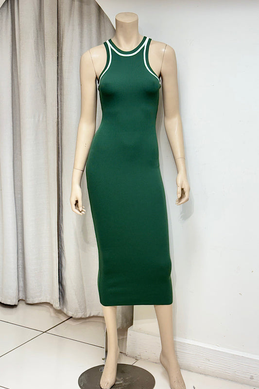 Racer Back Sweater Dress