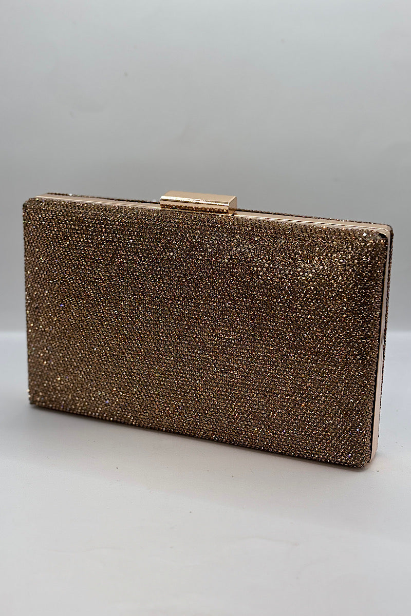 Double Sided Rhinestone Clutch
