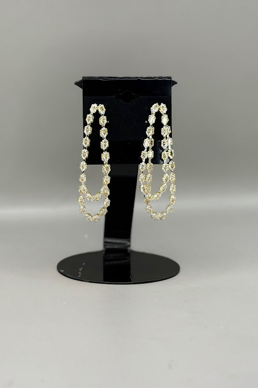 Earring- Gold Clear Collection