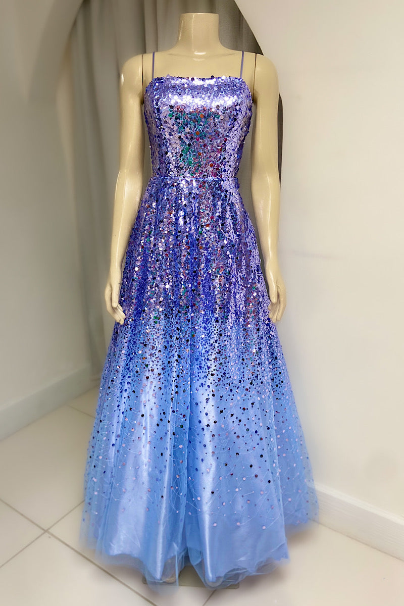 Periwinkle Ombre Sequence Formal