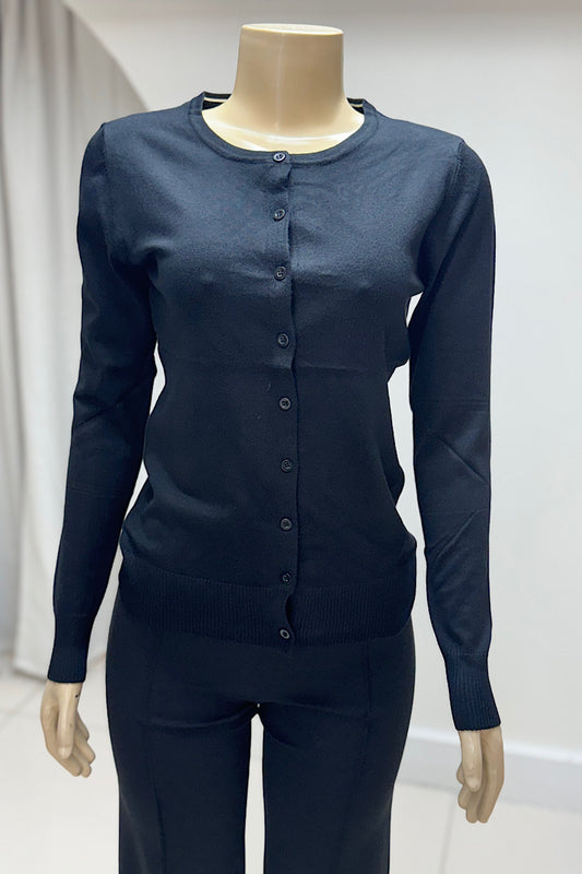 Round Neck Cardigans