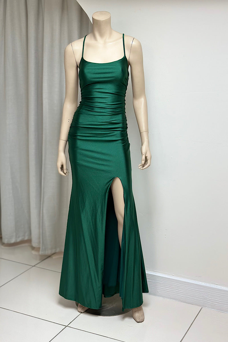 Fitted Spaghetti Strap Formal