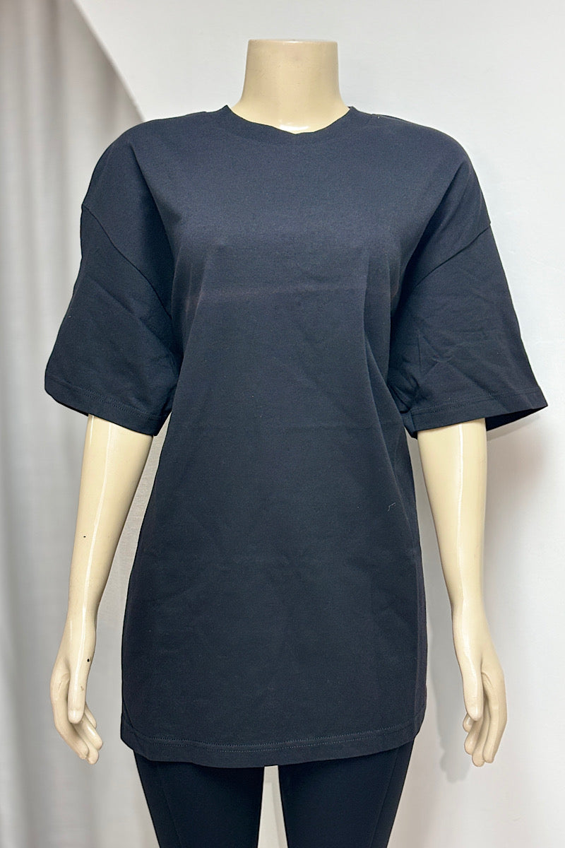 Curvy Round Neck T-Shirt