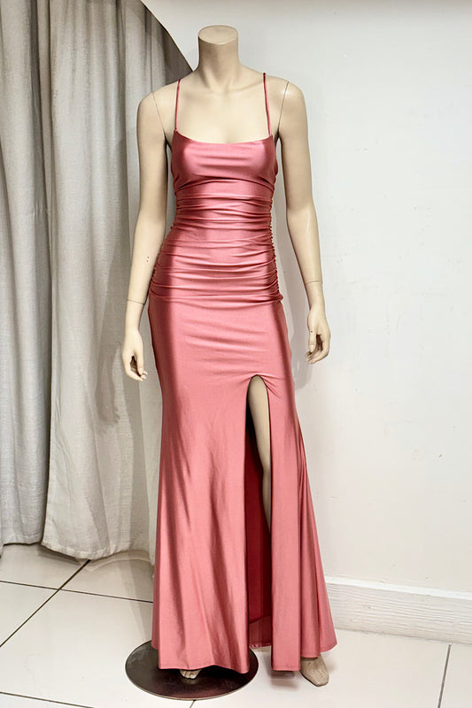 Fitted Spaghetti Strap Formal