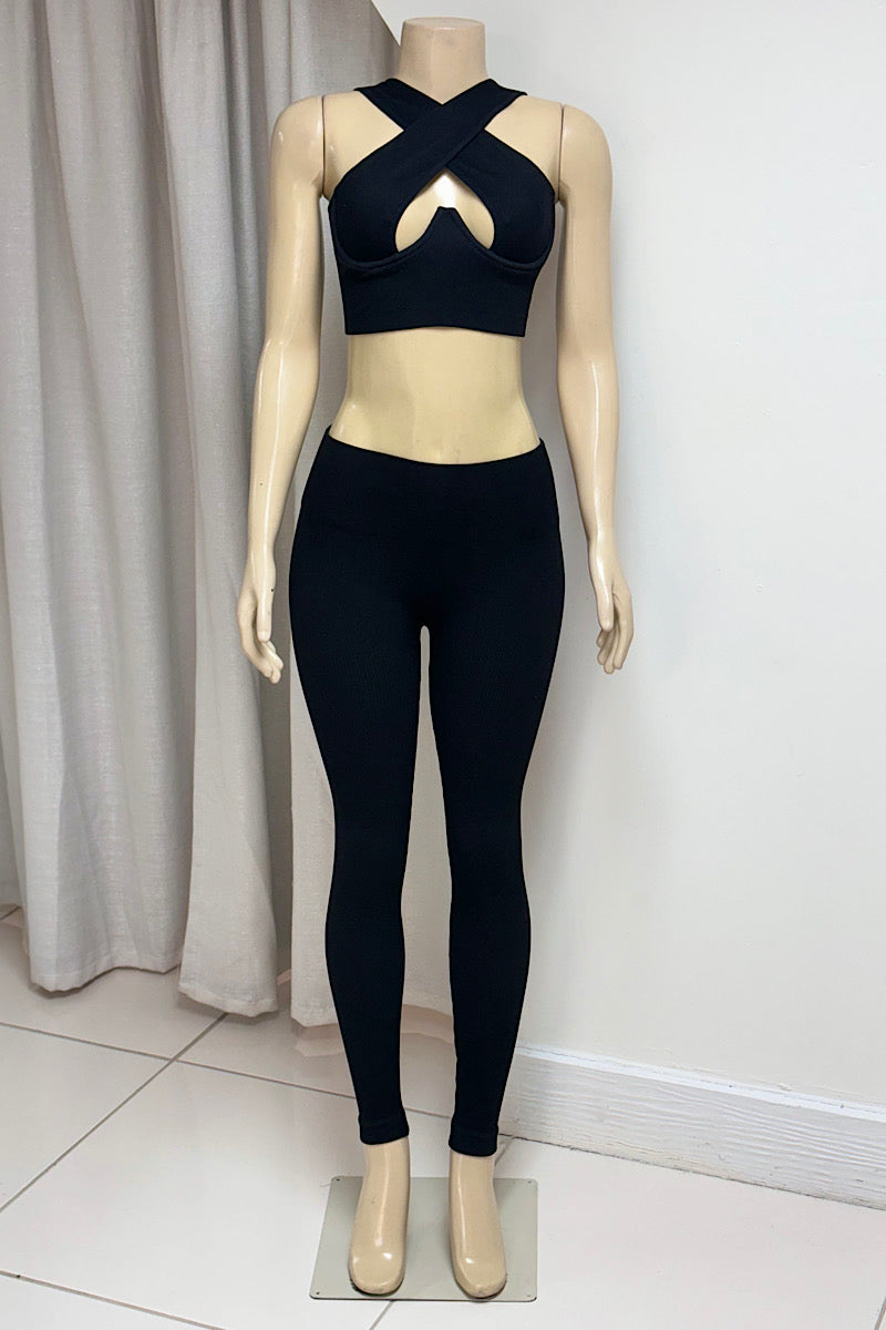 Wire Bra Tights Set