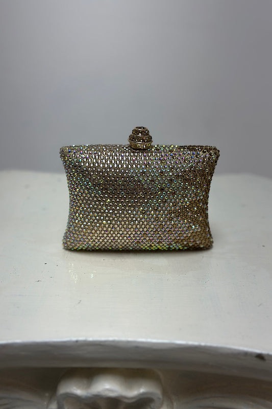 Mini Rhinestone Embellished Clutch