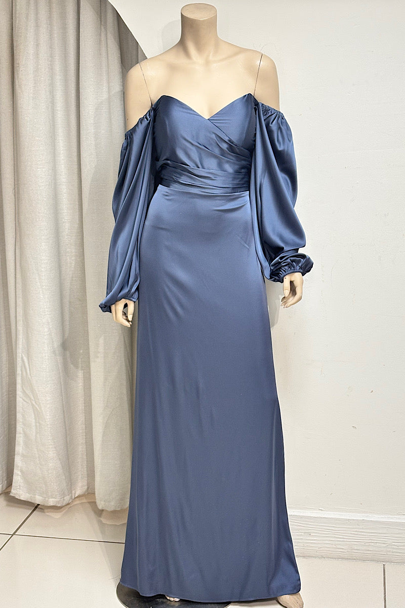 Satin Sweetheart Neckline Semi-Formal