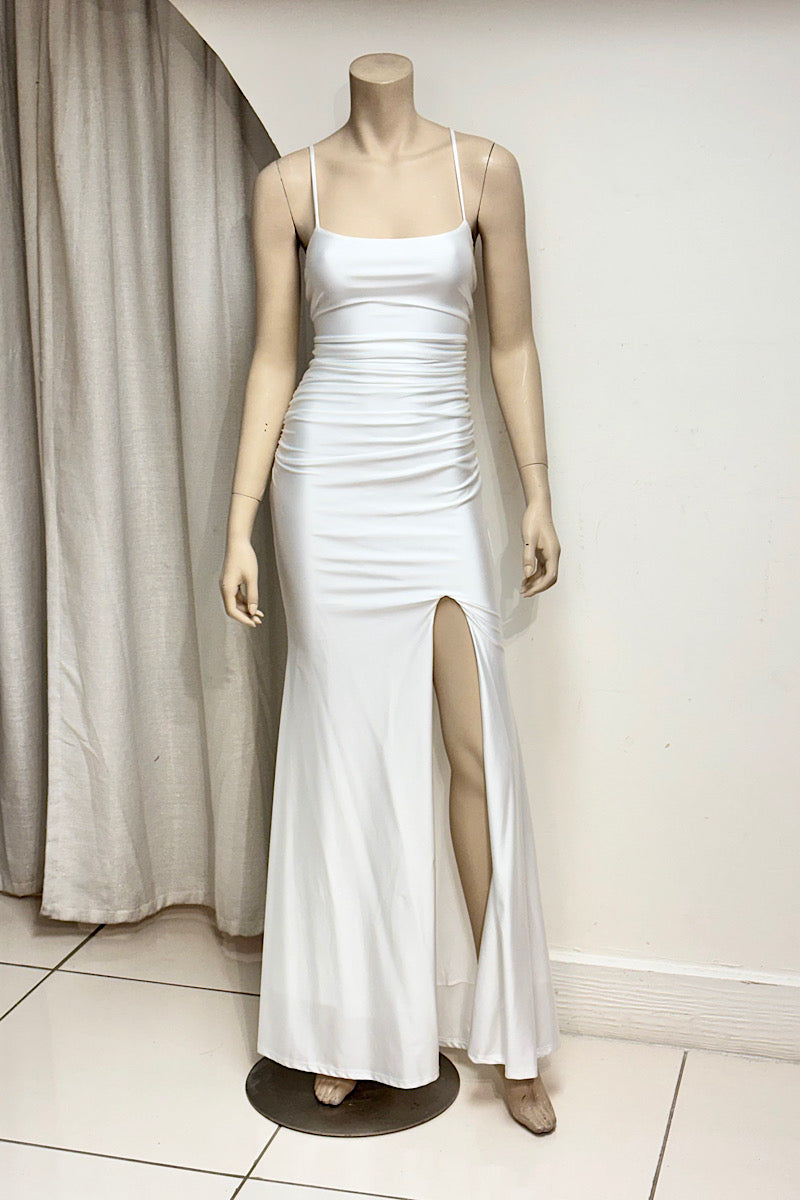 Fitted Spaghetti Strap Formal