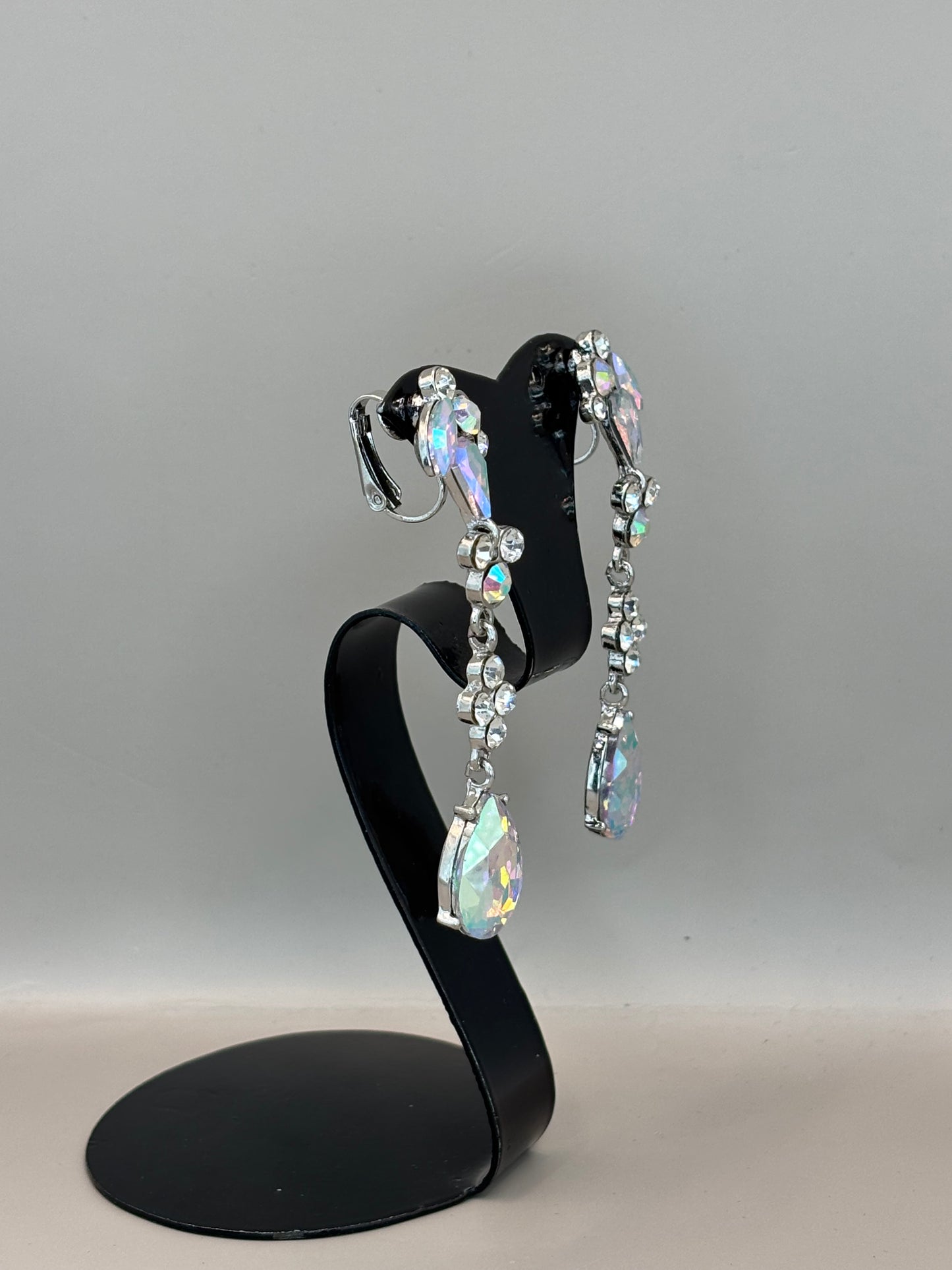 Earring- Silver Iridescent Collection 44