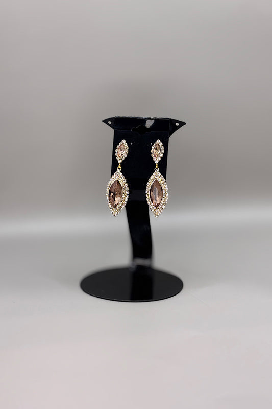 Earrings- Gold Clear Collection 31