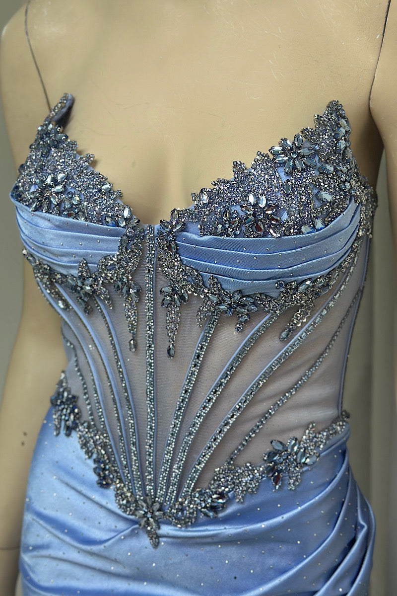 Studded Embellished Corset Formal