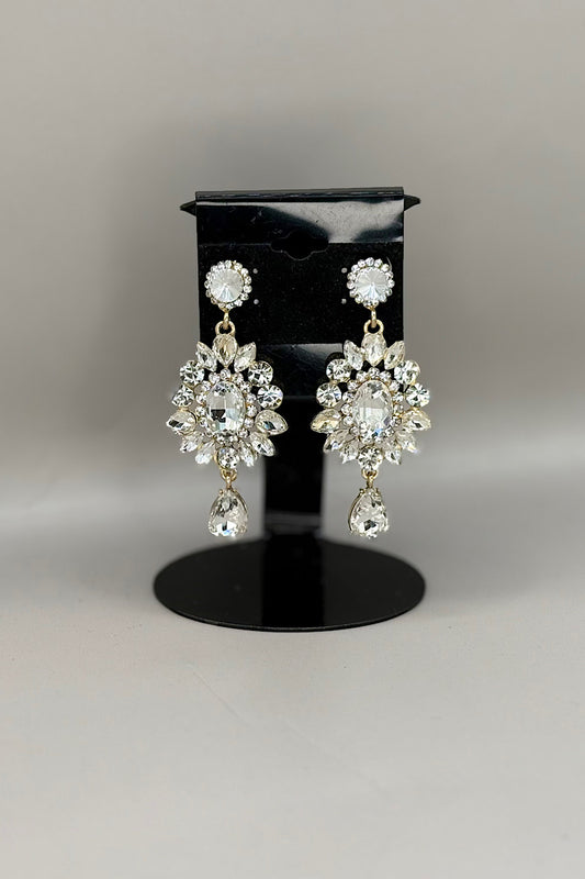 Earring- Gold Clear Collection