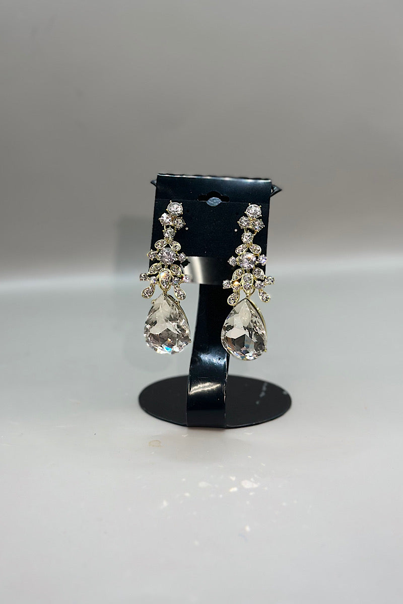 Earring- Gold Clear Collection