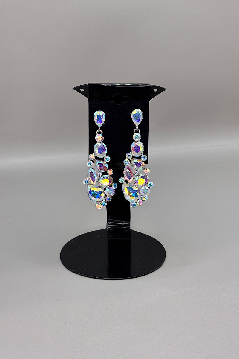 Earrings- Silver Iridescent Collection 38