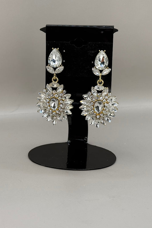Earring- Gold Clear Collection
