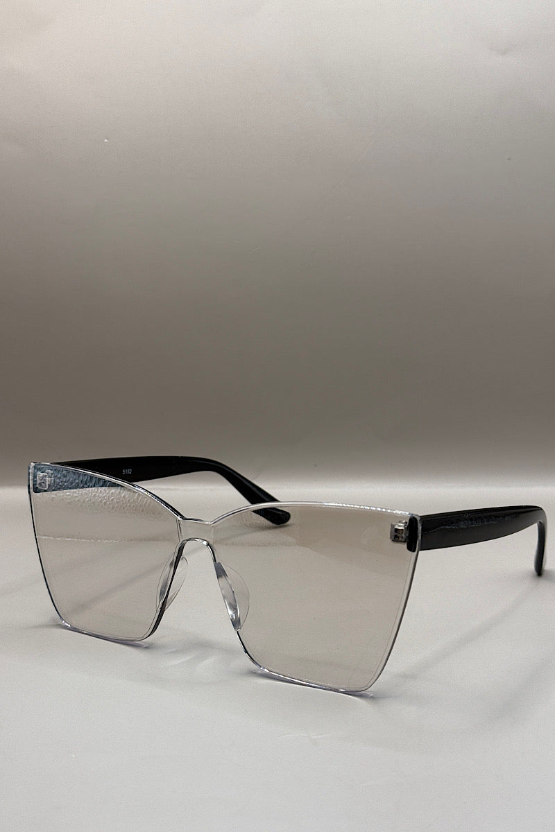 Ombre Square Frame Sunglasses