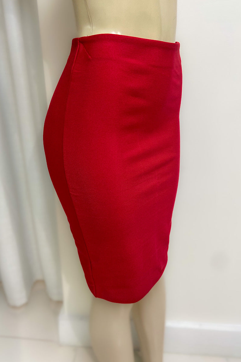 Bandaged Pencil Leg Skirt