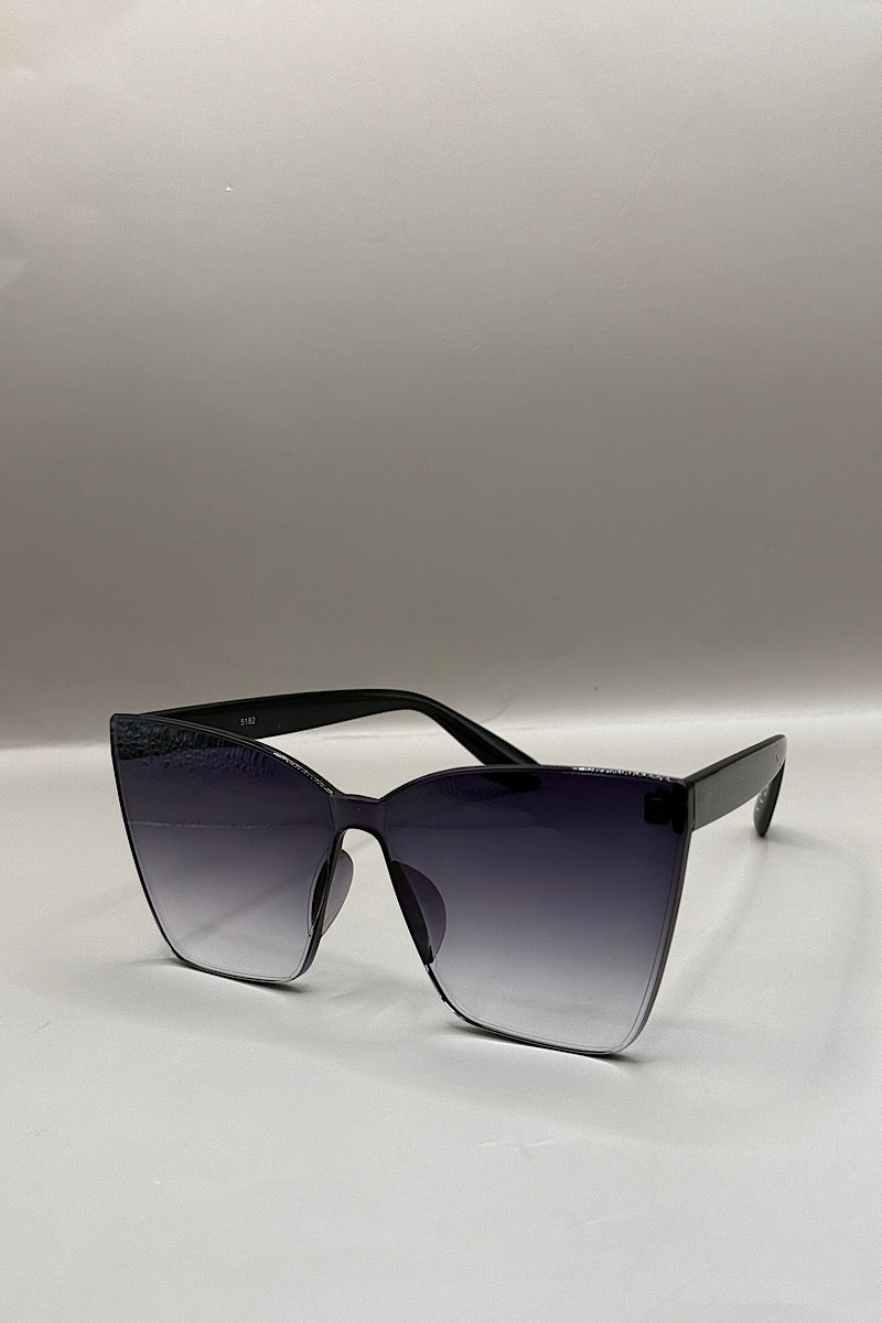 Ombre Square Frame Sunglasses