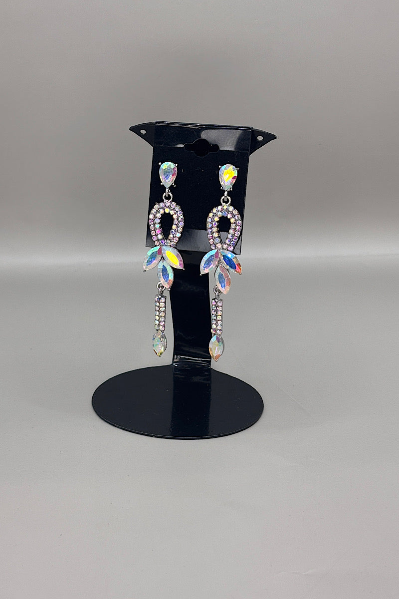 Earrings- Silver Iridescent Collection 31