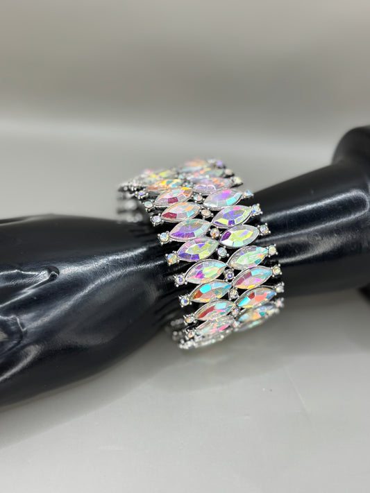 Bracelet- Silver Iridescent Collection 18