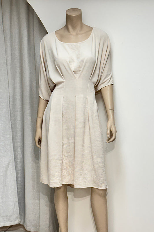 Cinched Waist Flowy Sheath Dress