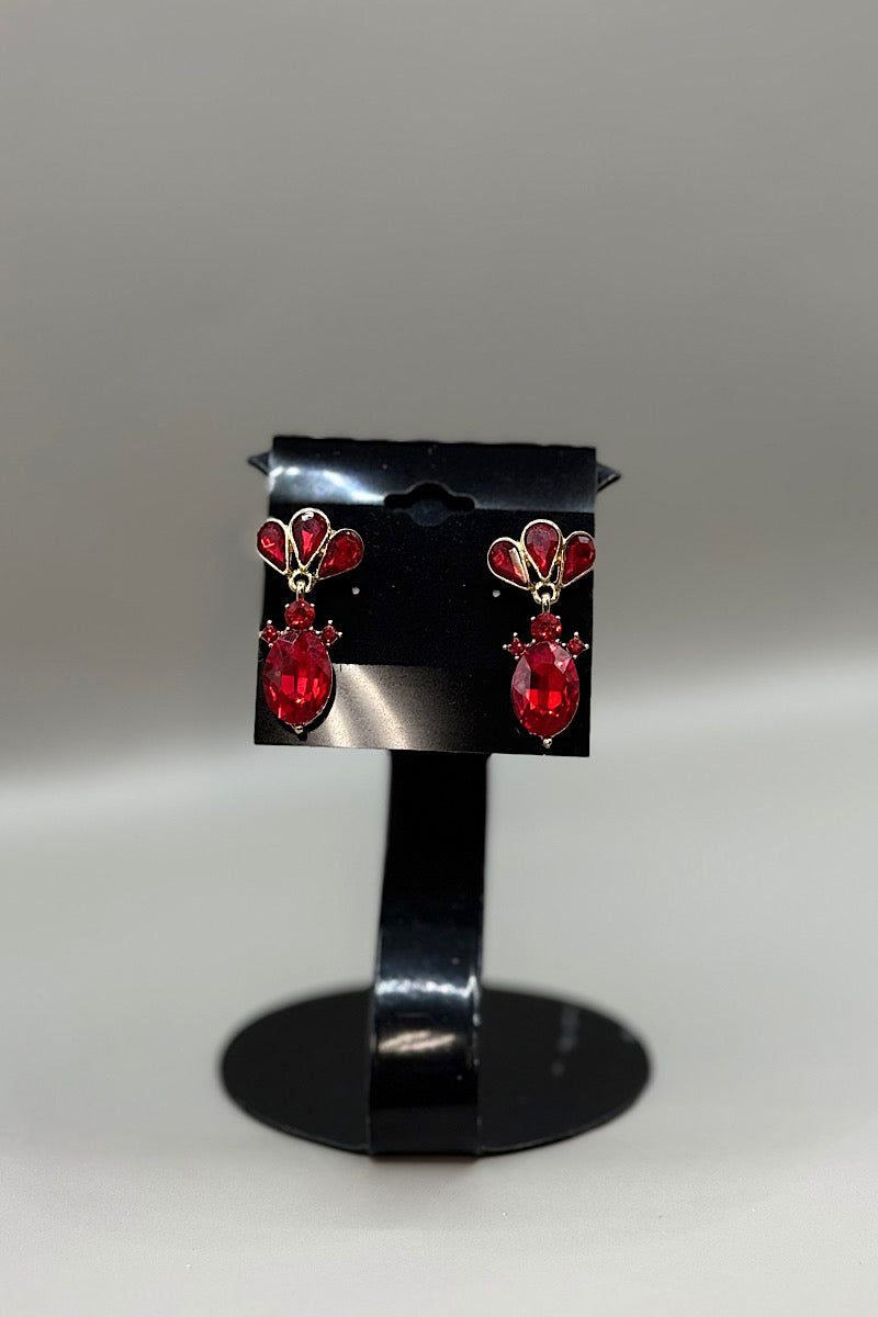 Earring-  Silver Iridescent Collection