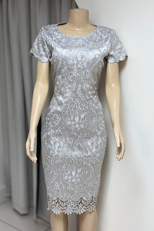 Short Lace Formal Evening Curvy Cocktail Dress