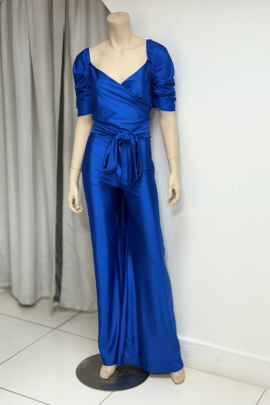 Off Shoulder Fitted Curvy Jumpsuit