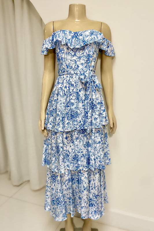 Floral Flounce Summer Dress