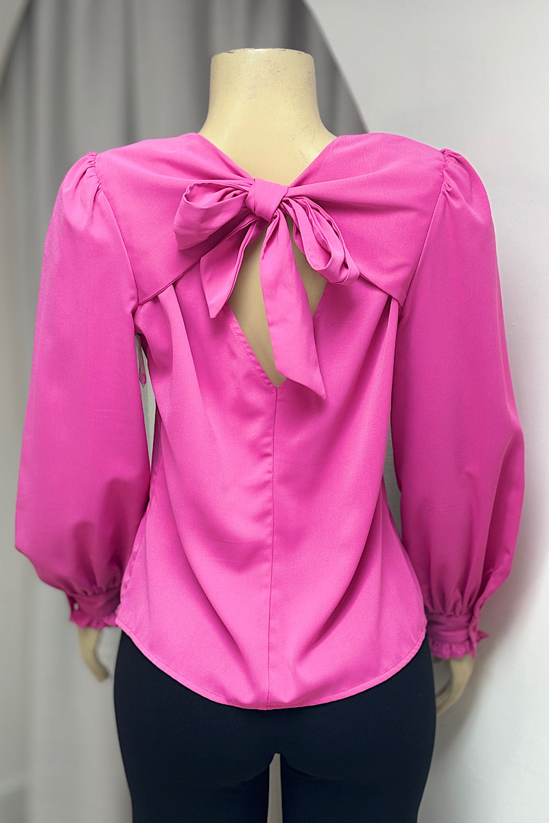 Pink Long Sleeve Top