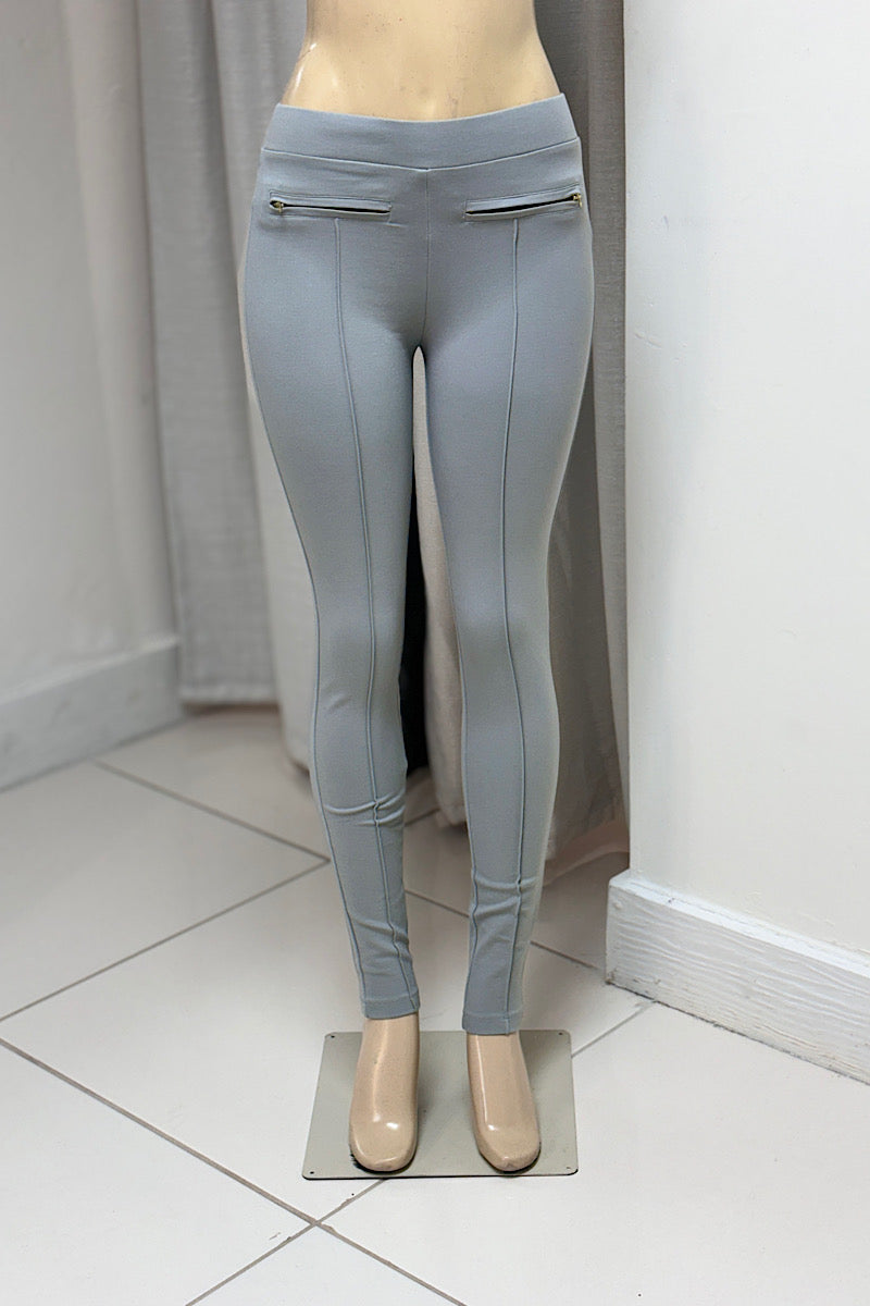 Zipper Detail Jeggings