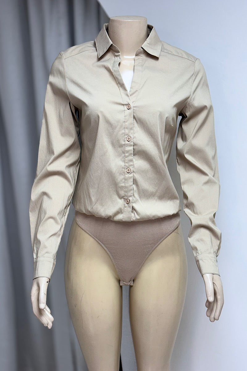 Button-Down Body Suit